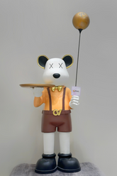 Bear With Balloon & Serving Tray (ORANGE)